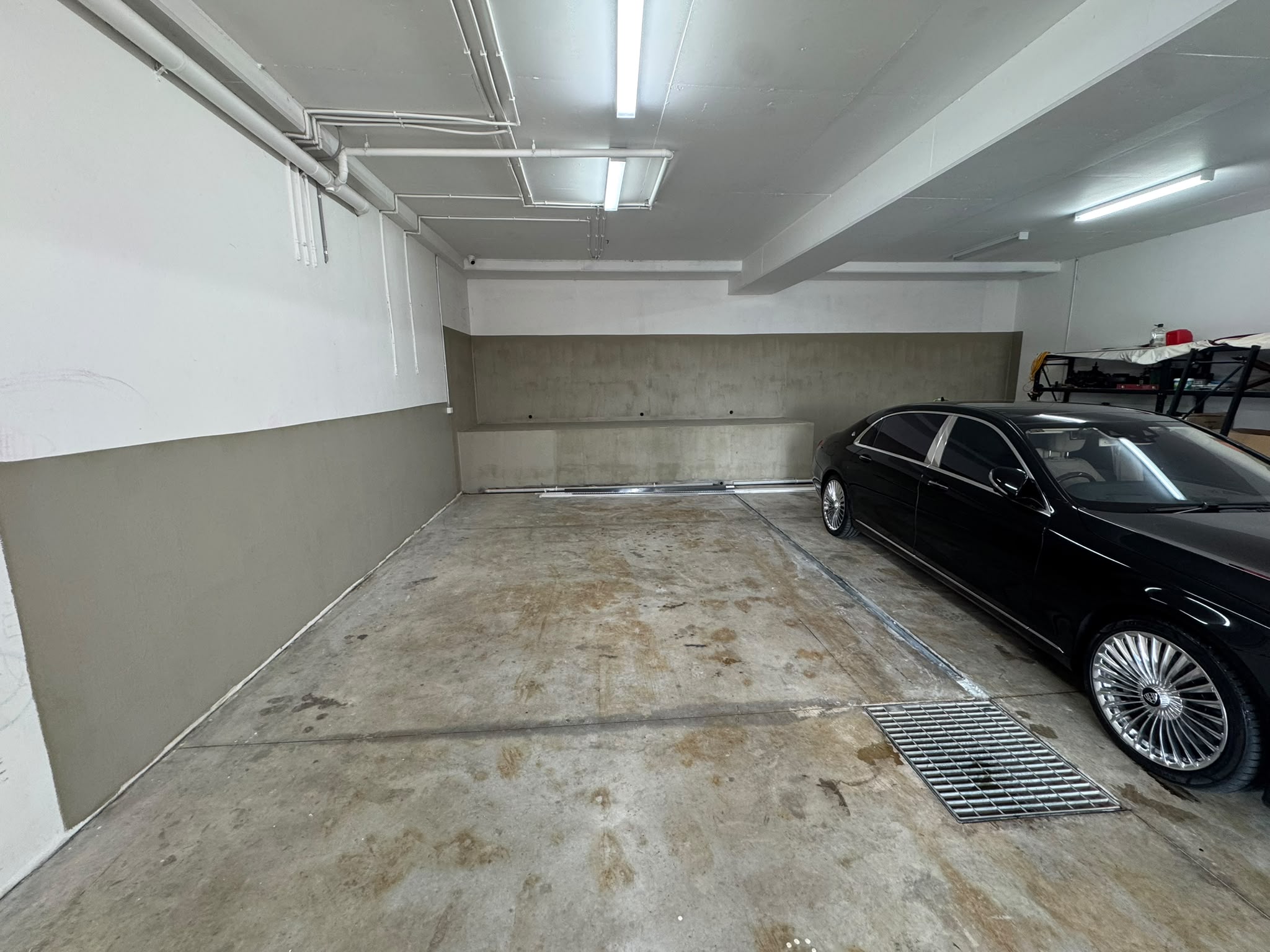 Basement car park waterproofing in an apartment building