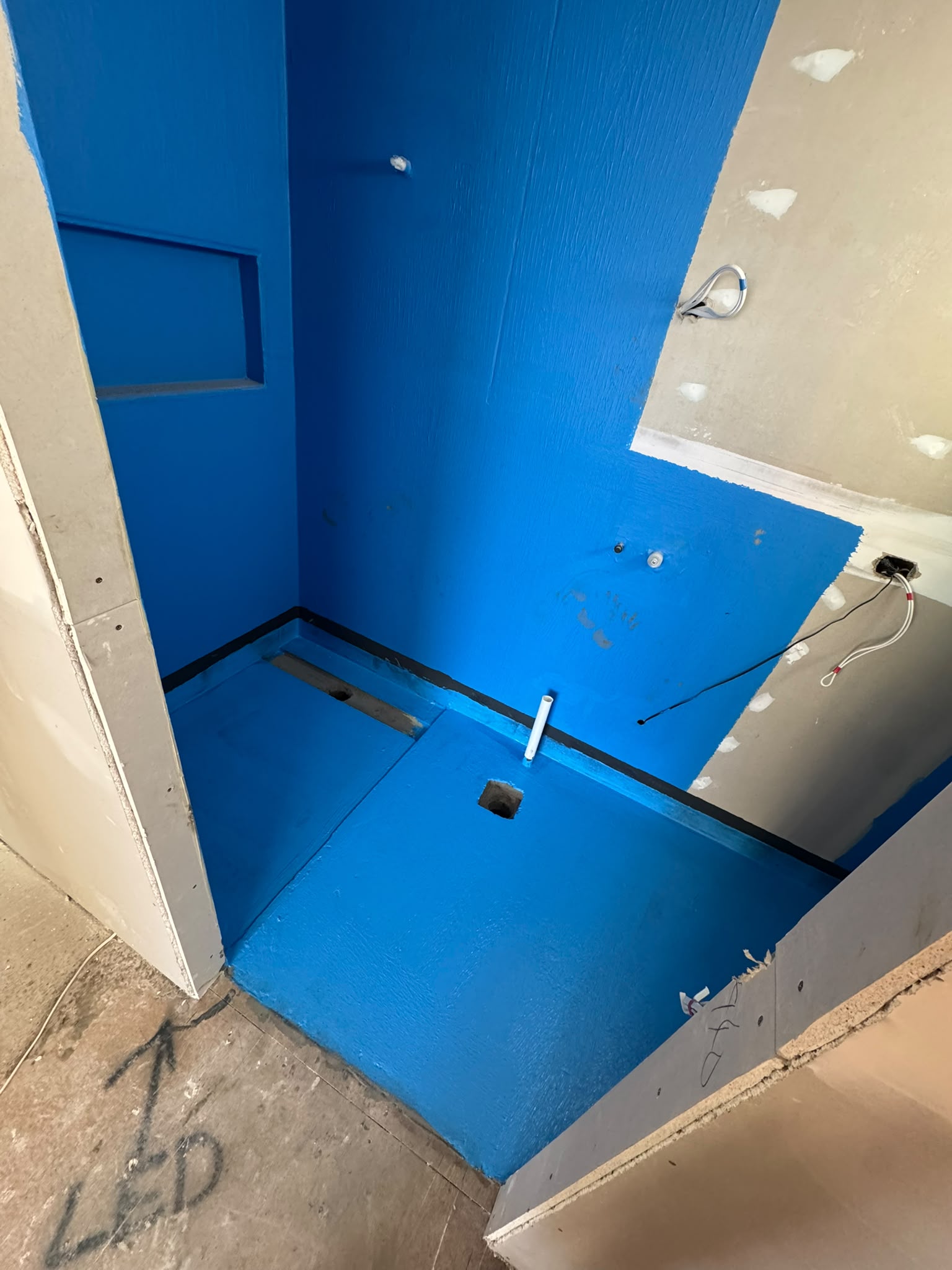Shower Waterproofing project in Sydney