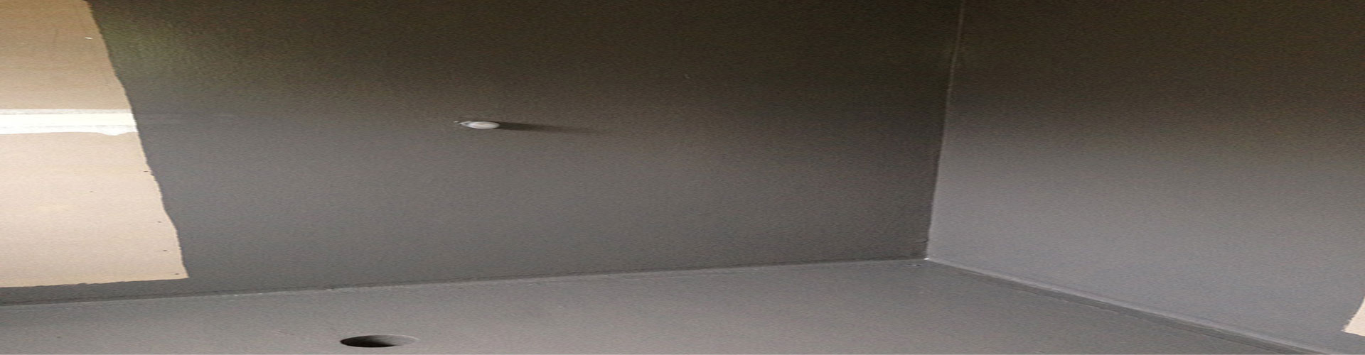 Laundry floor waterproofing