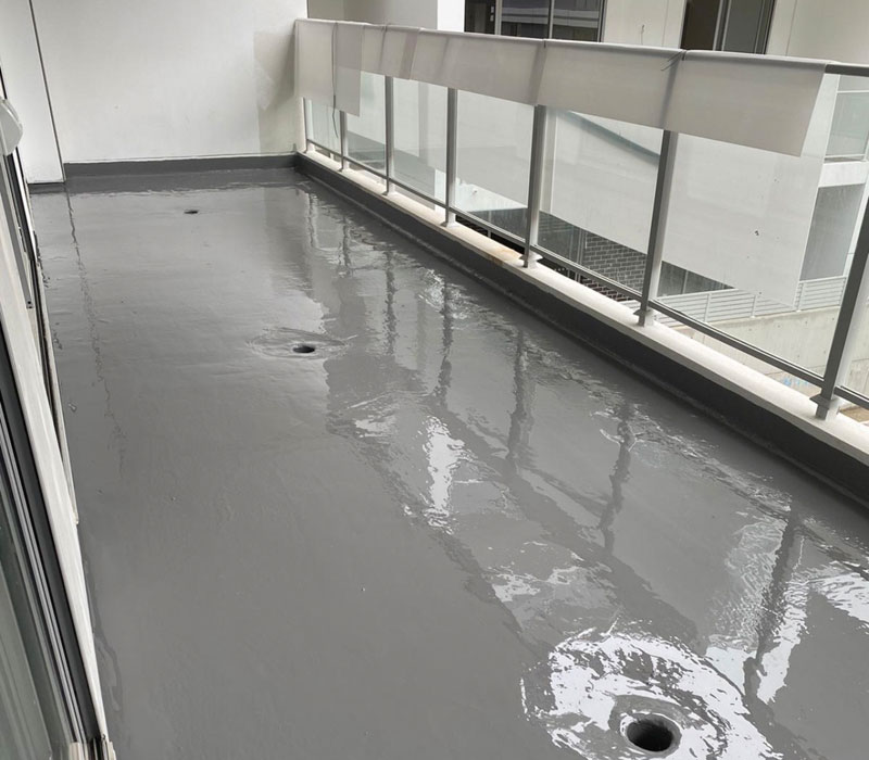 Balcony waterproofing
